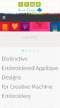 Mobile Screenshot of embroidered-applique.com