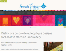 Tablet Screenshot of embroidered-applique.com